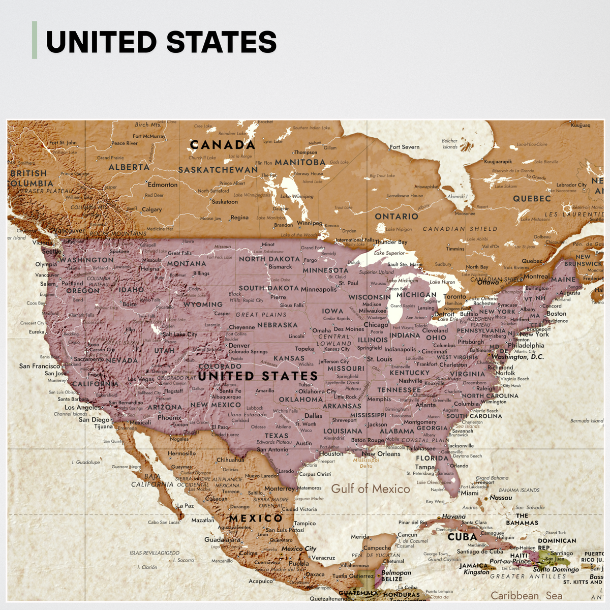 World map Rustwave