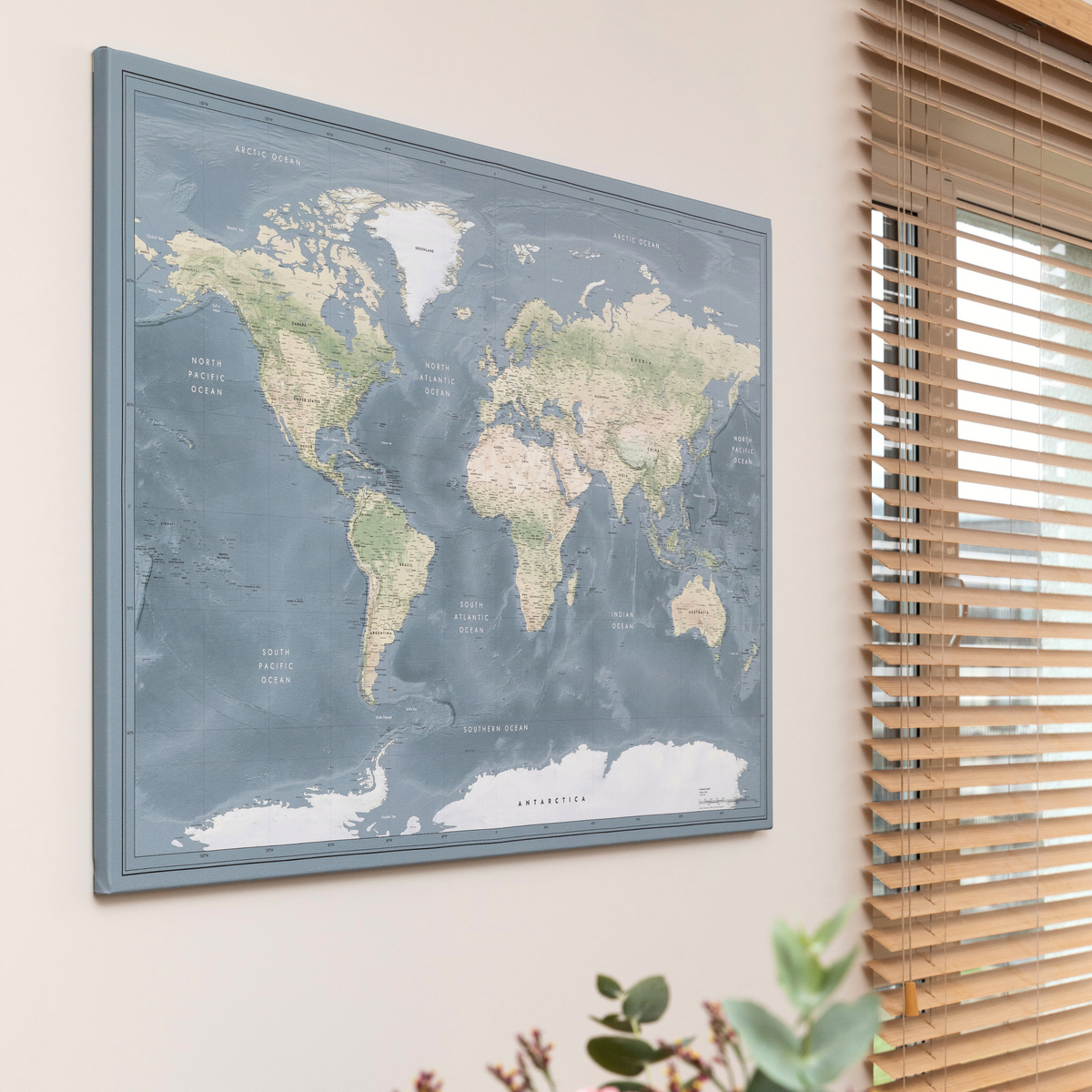 World map Earthstream